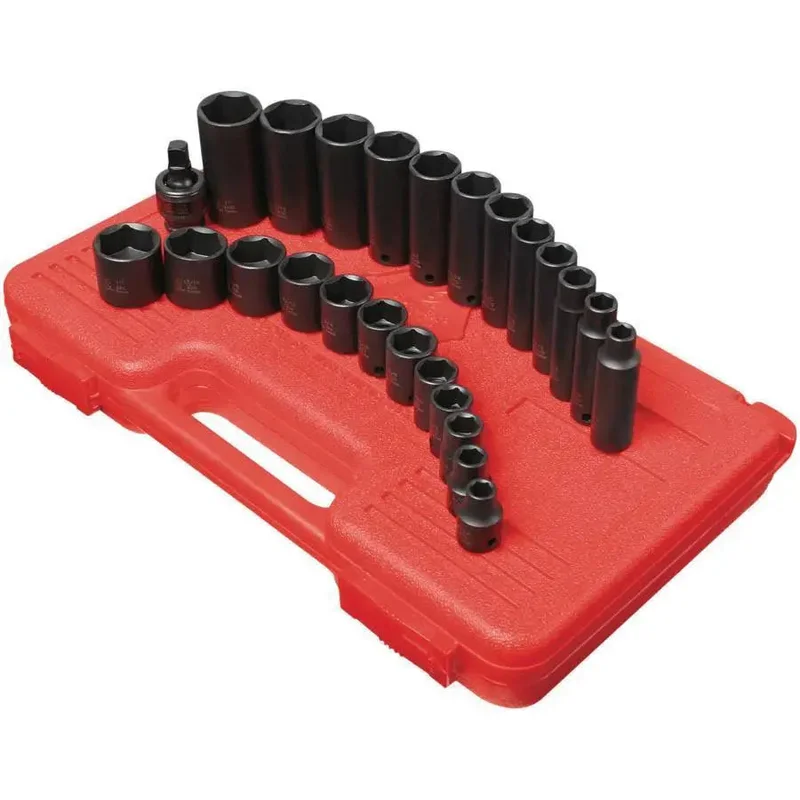 Sunex 3/8 in Dr. 25 Pc. SAE Master Impact Socket Set