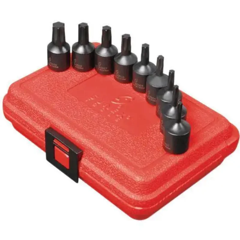 Sunex 3/8 in Dr. 9 Pc. Internal Star Impact Socket Set
