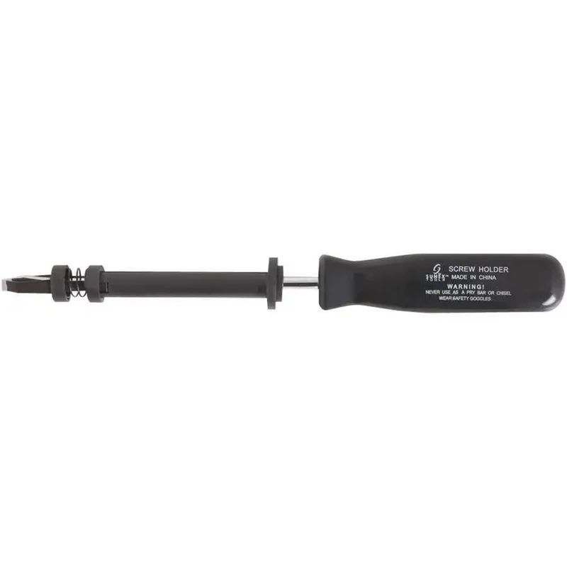 Sunex 5/32 in x 4 in Screwdriver w/Screw Holder-Black