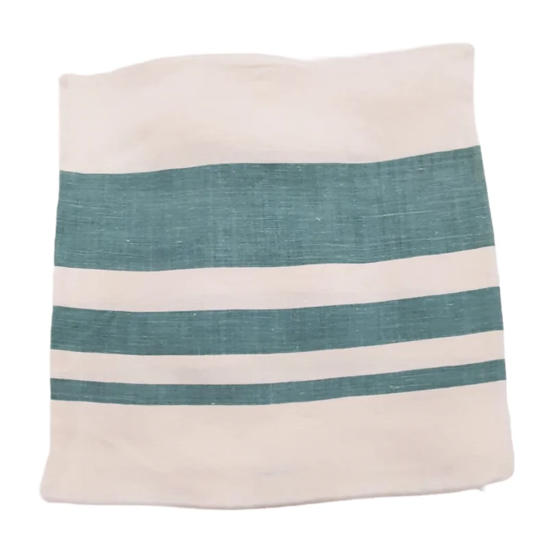 Sunset Stripe - Aqua Teal, 22" x 22"