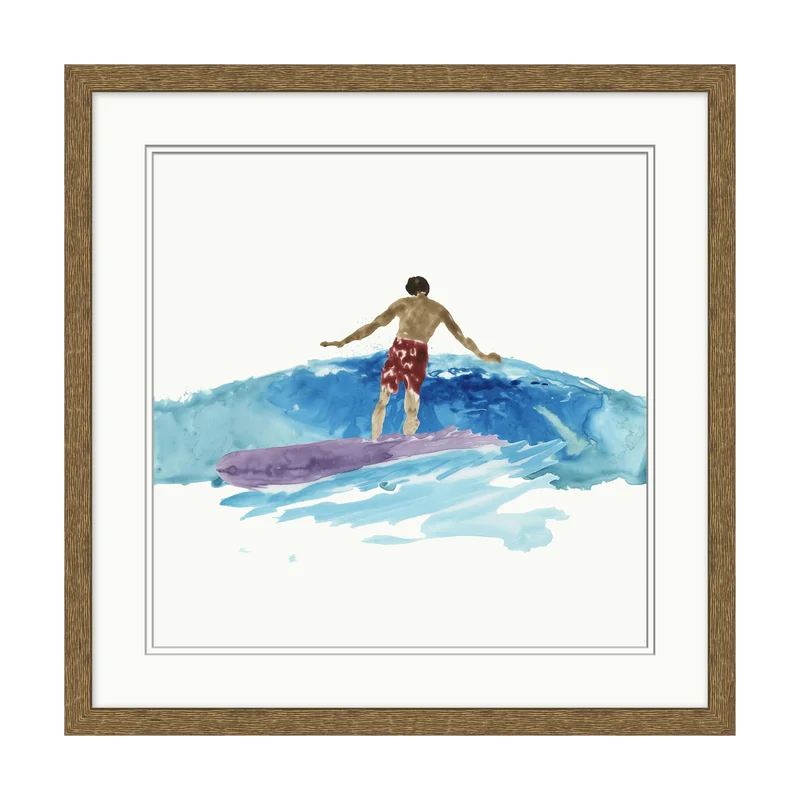 Surfer Tides 3, 24" W x 24" H