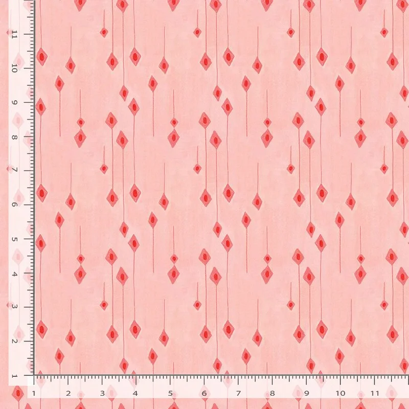 SWEET PURRENNIALS: Garden Diamonds-Shell (1/4 Yard)