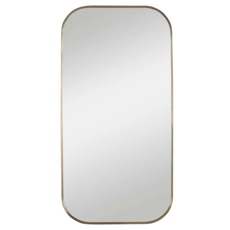 Taft Mirror - Brass, 21"W x 1"D x 41"H