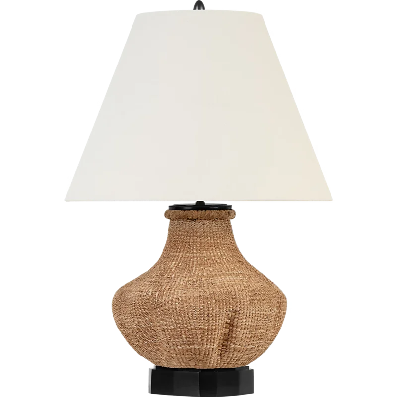 Tahiti Table Lamp, Toast, 25"