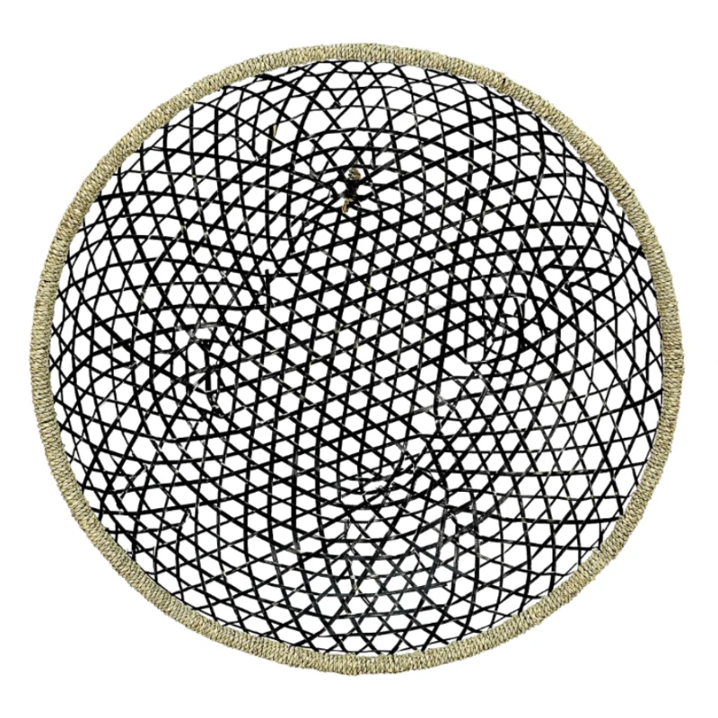 Talia Round Cane Wall Decor
