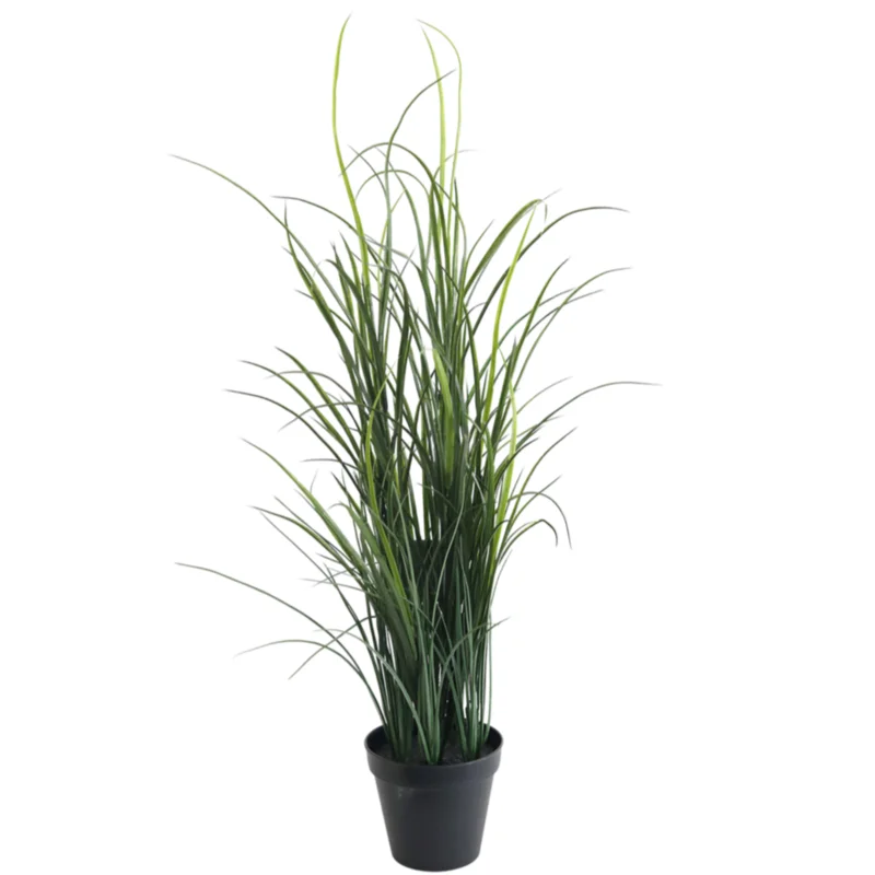 Tall Grass in Pot, Green - 36" (UV Protected)