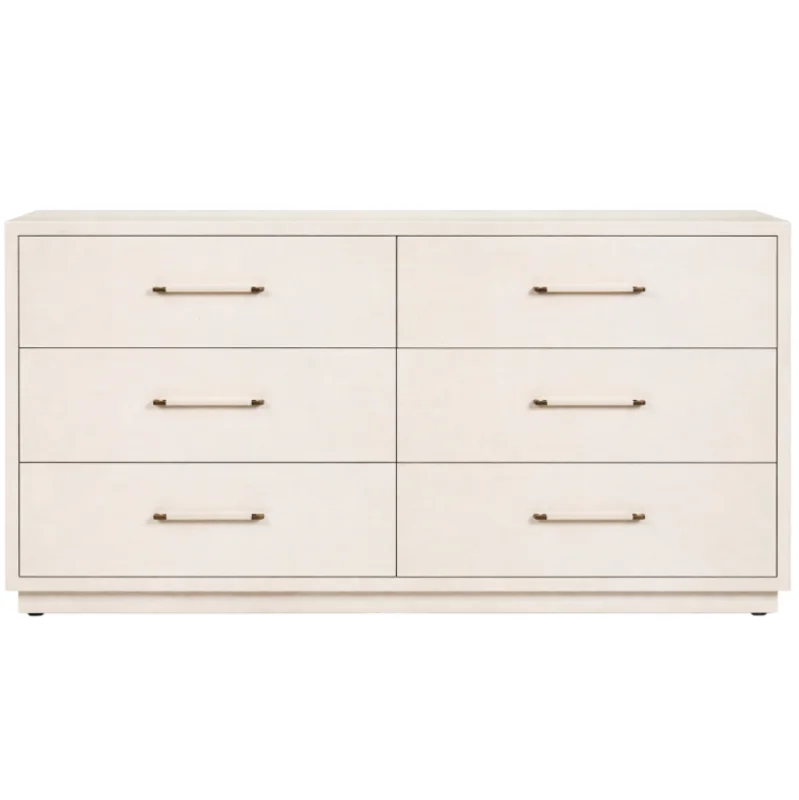 Taylor 6 Drawer Chest, Sand, 72"W X 18"D