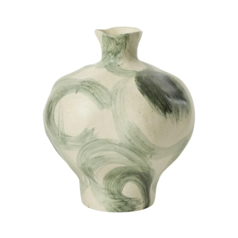 Thallow Vase - Green, 14"H