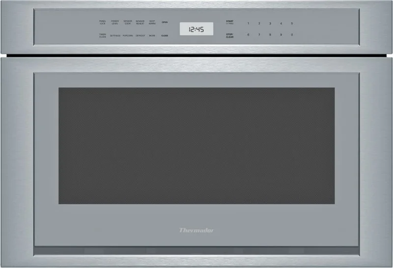 Thermador - 1.2 cu. Ft Built In Microwave in Stainless - MD24WS Stainless