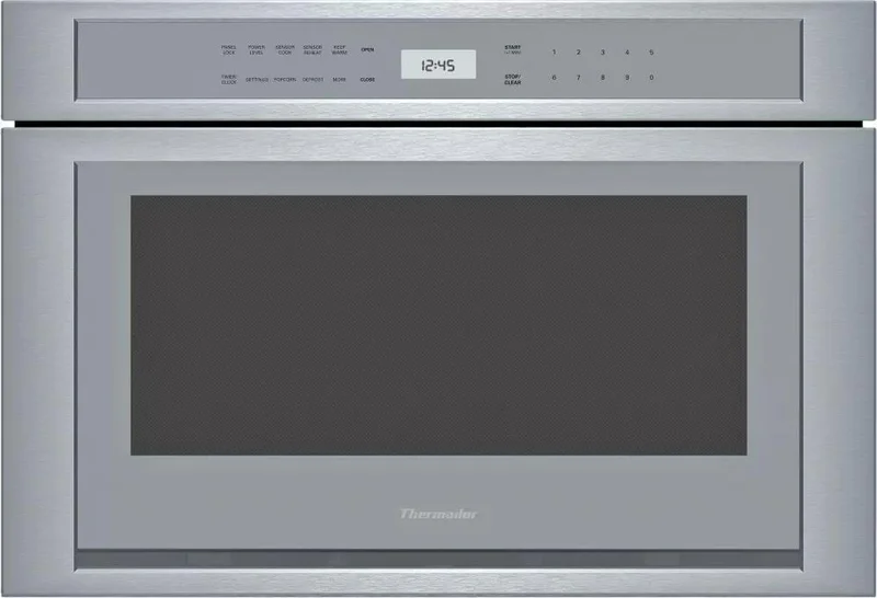 Thermador - 1.2 cu. Ft Built In Microwave in Stainless - MD30WS Stainless