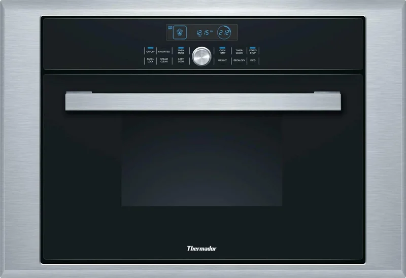 Thermador - 1.4 cu. ft Single Wall Oven in Black Stainless - MES301HS Black Stainless