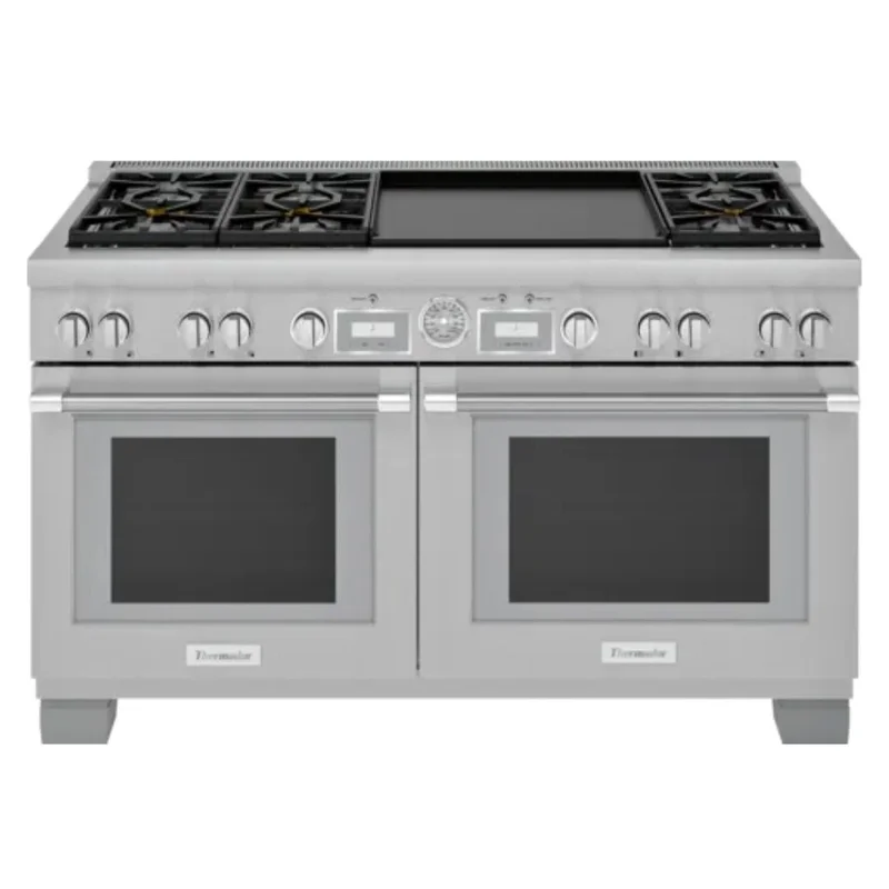 Thermador - 10.6 cu. ft Dual Fuel Range in Stainless - PRD606WEG Stainless