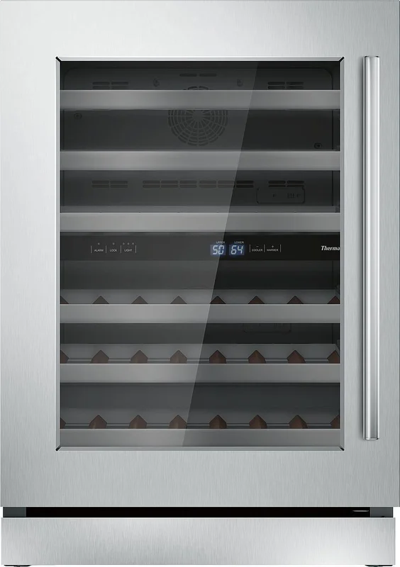 Thermador - 24 Inch 41 Bottles cu. ft Mini Fridge Refrigerator in Stainless - T24UW910LS Stainless