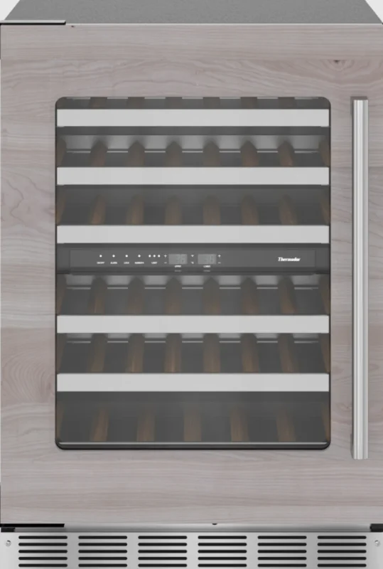 Thermador - 24 Inch 41 Bottles cu. ft Wine Fridge Refrigerator in Panel Ready - T24UW905LP Panel Ready