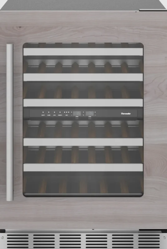 Thermador - 24 Inch 41 Bottles cu. ft Wine Fridge Refrigerator in Panel Ready - T24UW905RP Panel Ready