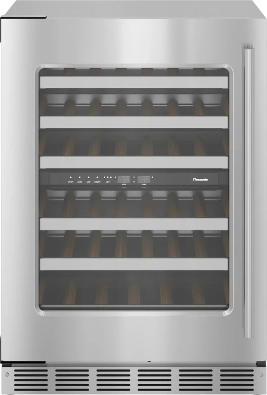 Thermador - 24 Inch  cu. ft Undercounter Wine Refrigerator in Stainless - T24UW915LS Stainless