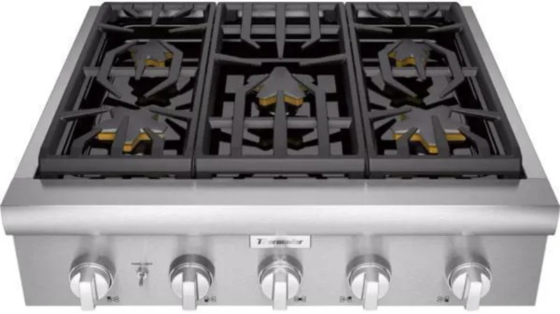 Thermador - 29.9375 inch wide Gas Cooktop in Stainless - PCG305W Stainless