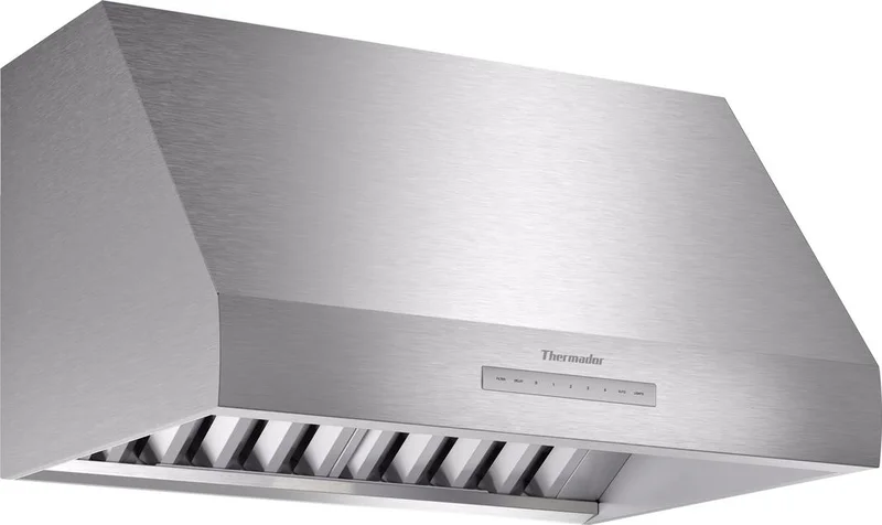 Thermador - 30 Inch Wall Mount and Chimney Range Vent in Stainless - PH30HWS Stainless