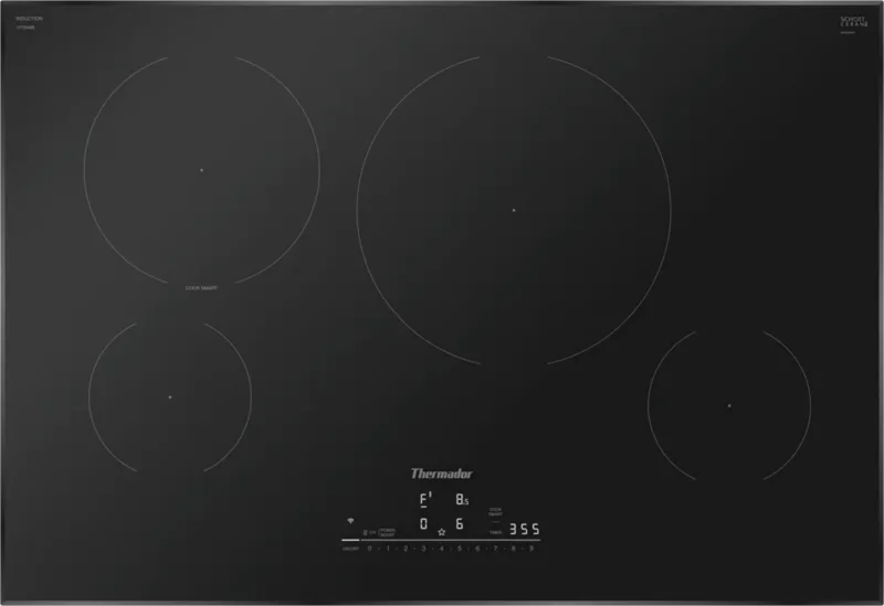 Thermador - 31 Inch Induction Cooktop in Black - CIT304BB Black
