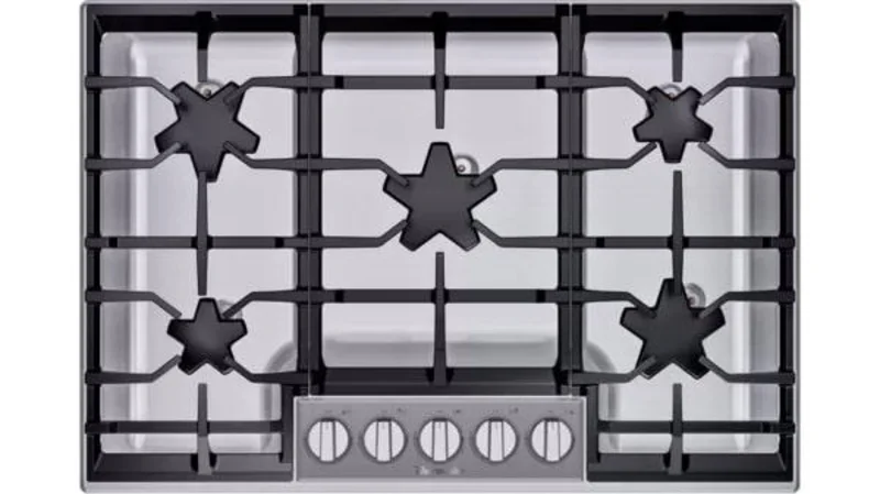 Thermador - 31 inch wide Gas Cooktop in Stainless - SGSXP305TS Stainless