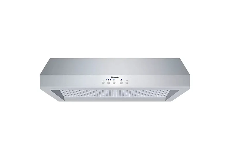 Thermador - 36 Inch 1200 CFM Wall Mount and Chimney Range Vent in Stainless - HPWB36FS Stainless