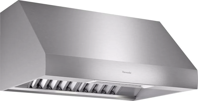 Thermador - 36 Inch Wall Mount and Chimney Range Vent in Stainless - PH36GWS Stainless
