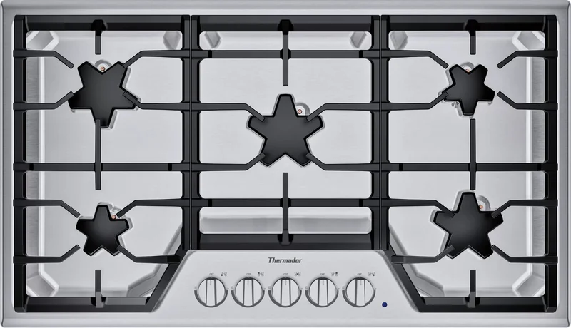 Thermador - 37 Inch Gas Cooktop in Stainless - SGS365TS Stainless