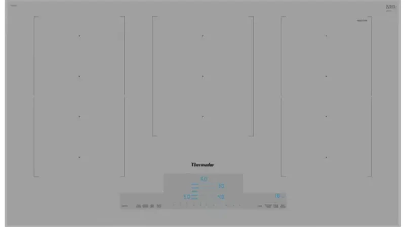 Thermador - 37 Inch Induction Cooktop in Grey - CIT367TG Grey