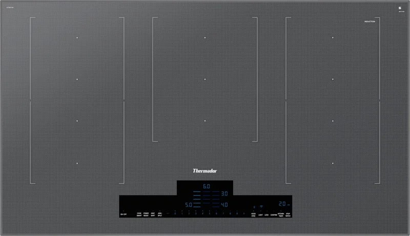 Thermador - 37 Inch Induction Cooktop in Silver - CIT367YM Silver