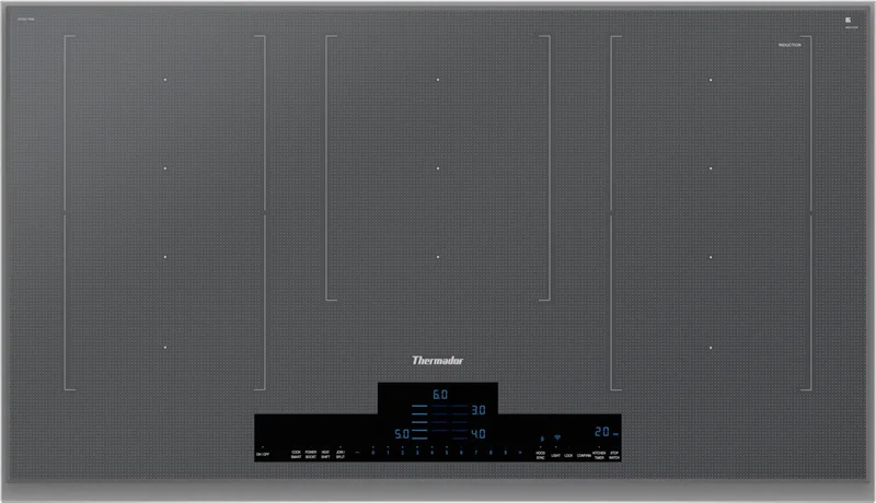 Thermador - 37 Inch Induction Cooktop in Silver - CIT367YMS Silver