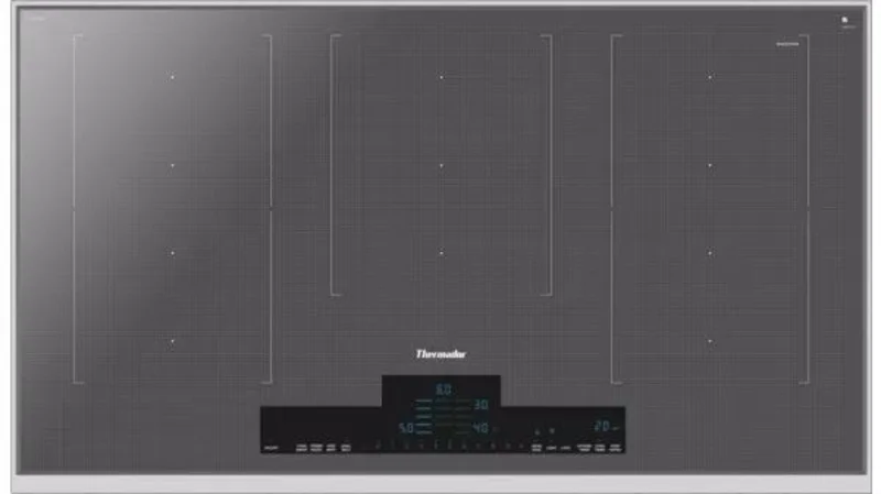 Thermador - 37 inch wide Induction Cooktop in Grey - CIT367XMS Grey