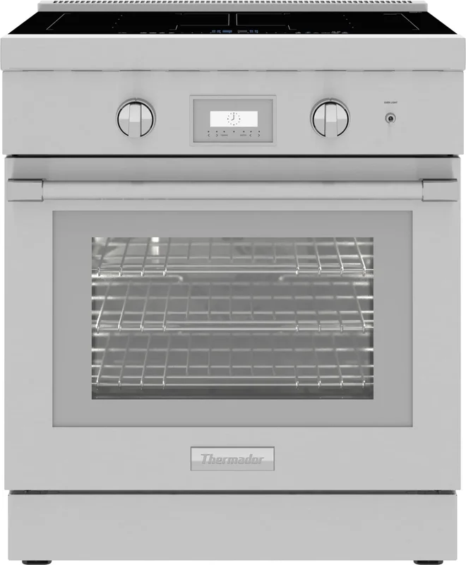 Thermador - 4.4 cu. ft Induction Range in Stainless - PRI30LBHC Stainless
