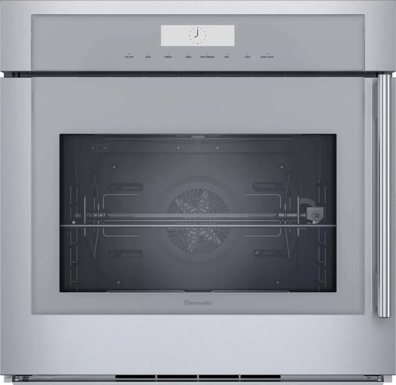 Thermador - 4.5 cu. ft Single Wall Oven in Stainless - MED301LWS Stainless