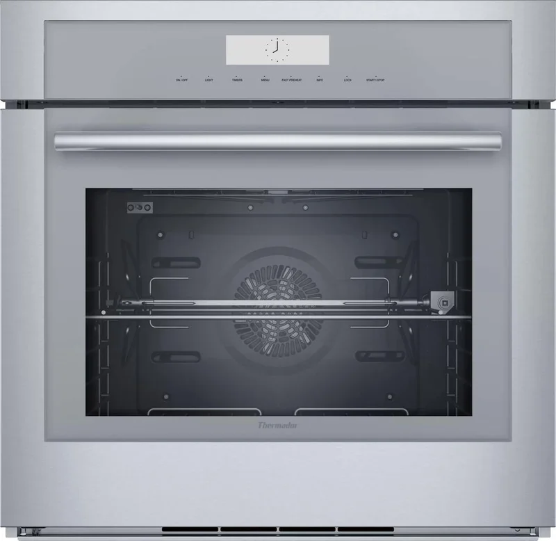 Thermador - 4.5 cu. ft Single Wall Oven in Stainless - MED301WS Stainless