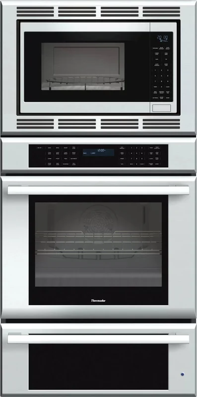 Thermador - 4.7 cu. ft Triple Combination Wall Oven in Stainless - MEDMCW31JS Stainless