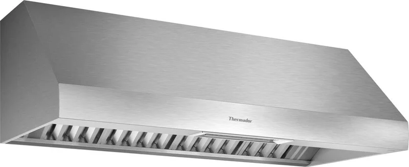 Thermador - 54 Inch Wall Mount and Chimney Range Vent in Stainless - PH54GWS Stainless