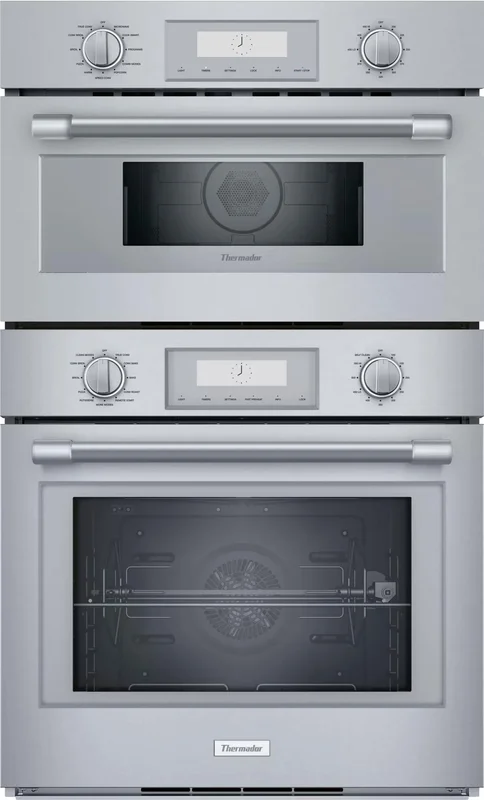 Thermador - 7.1 cu. ft Combination Oven in Stainless - PODMC301W Stainless