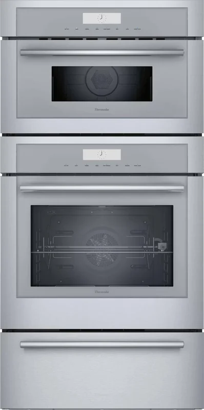 Thermador - 8.6 cu. ft Combination Wall Oven in Stainless (Open Box) - MEDMCW31WS Stainless (Open Box)