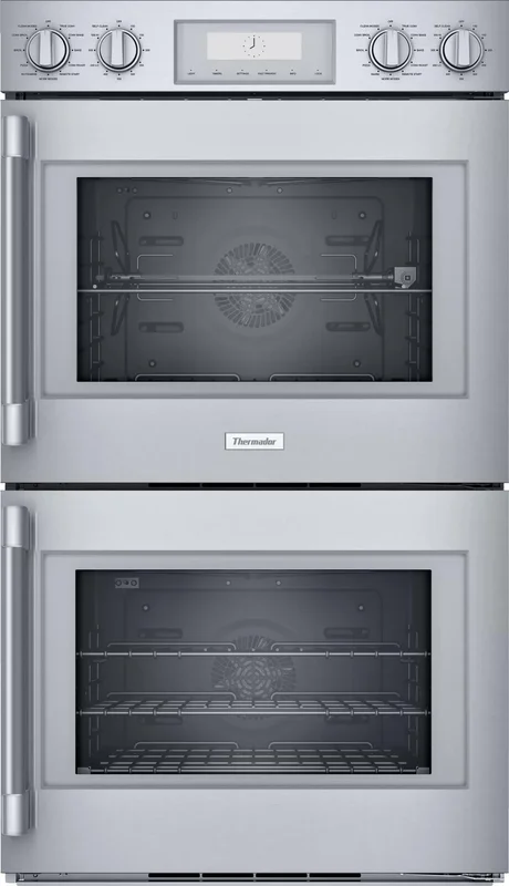 Thermador - 9 cu. ft Double Wall Oven in Stainless - POD302RW Stainless
