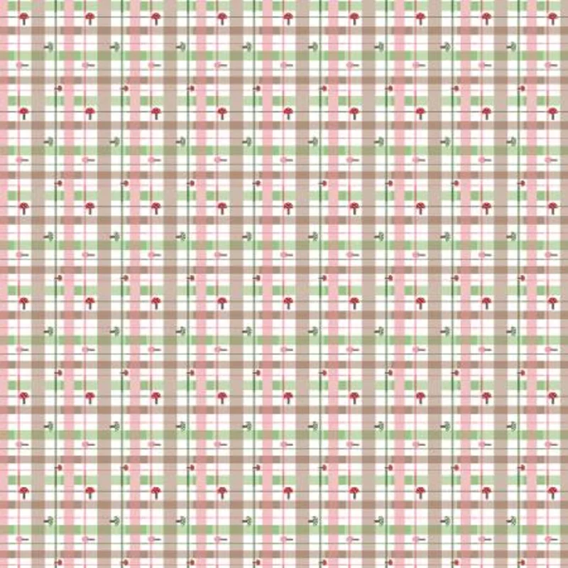 To Grandmother's House: Lumberjack Plaid-Cloud (1/4 Yard)