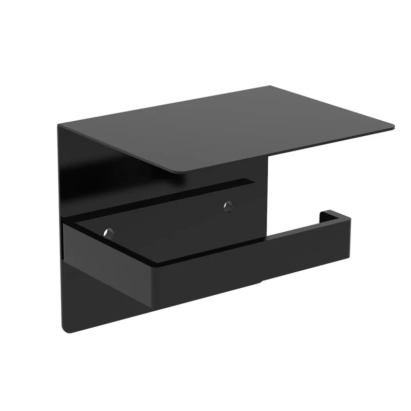 Toilet Paper Holder with Shelf
