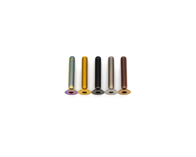 Top Cap Bolt - Titanium Rainbow Oil Slick
