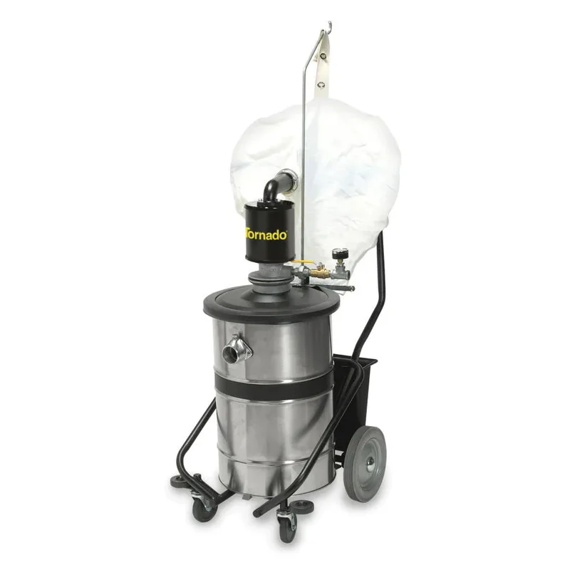 Tornado Compressed Air Shop Vac, 18 Gallon, 15HP Air Compressor Required, Tool Kit Not Included, 4 Year Warranty, 95953