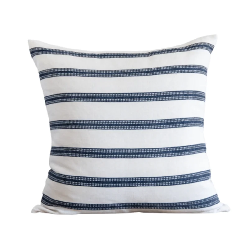 Track Stripe Light - Denim Blue, 22" x 22"