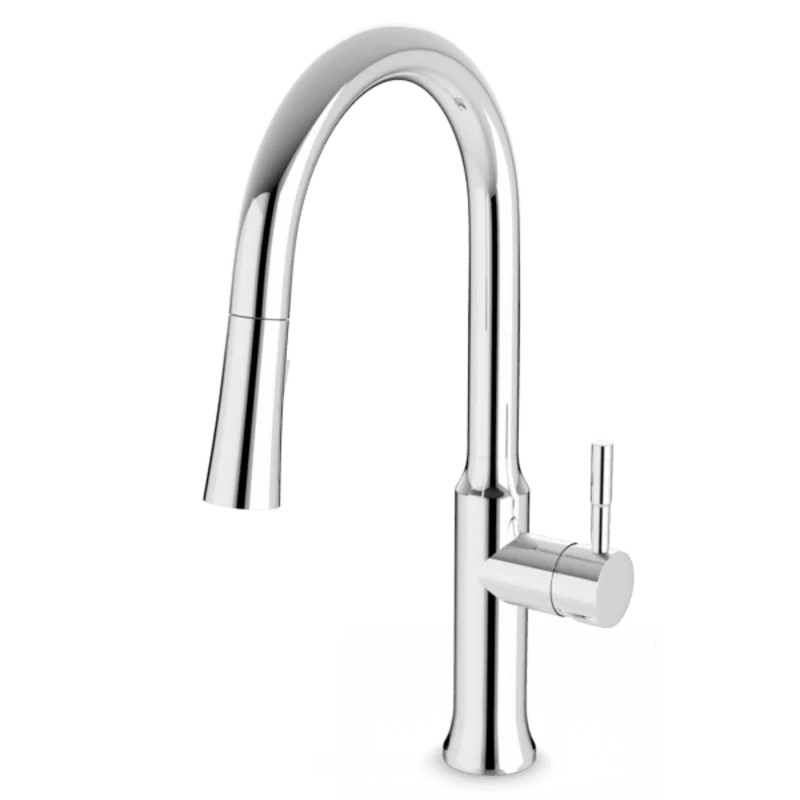 Transitional Kitchen Faucet with Pulldown Spray
