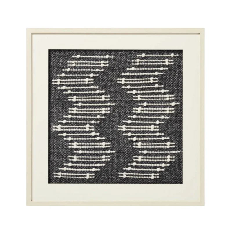 Traverse Black Wall Art, 32" X 32"