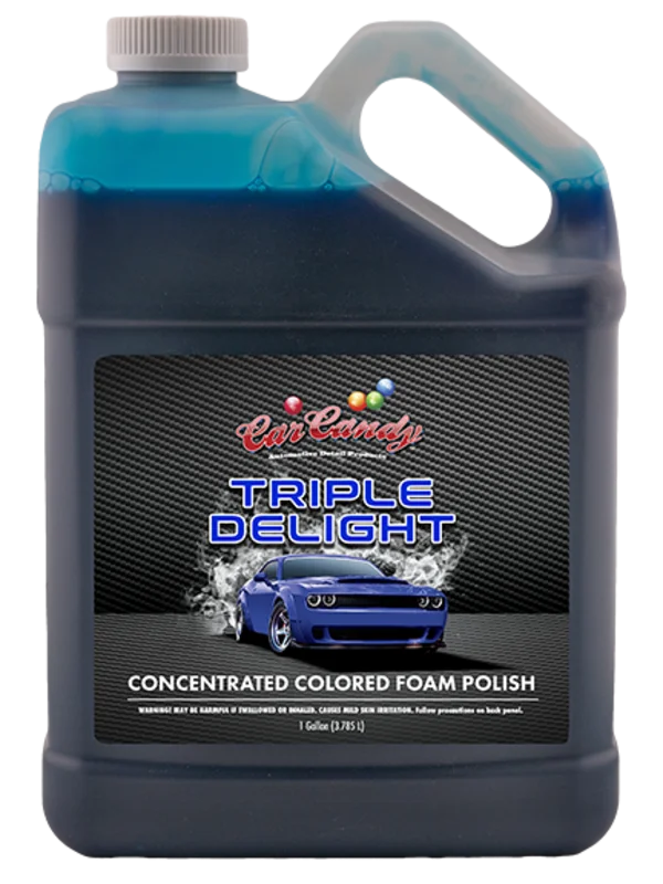 Triple Delight Colored Foam Polish Soap RED