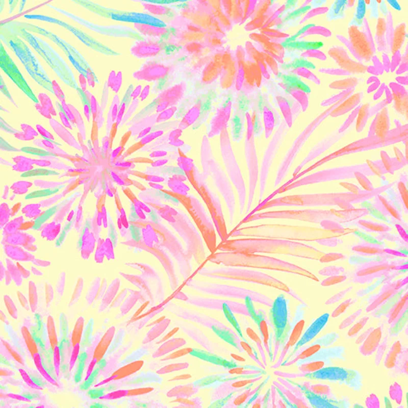 Tropical Fusion Floral (1/4 Yard)