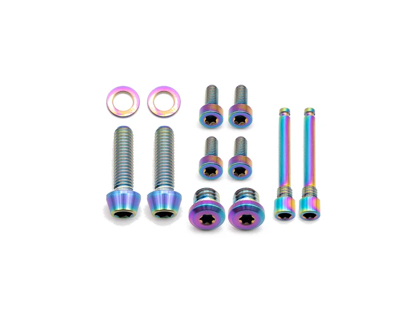 TRP DHR EVO Brake Bolt Kit Rainbow