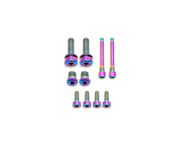 TRP EVO X Brake Bolt Kit Rainbow